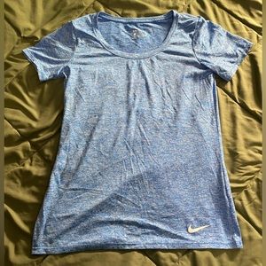 Nike blue dri fit shirt